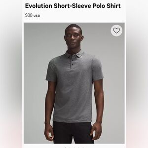 Lululemon Dark Grey Polo